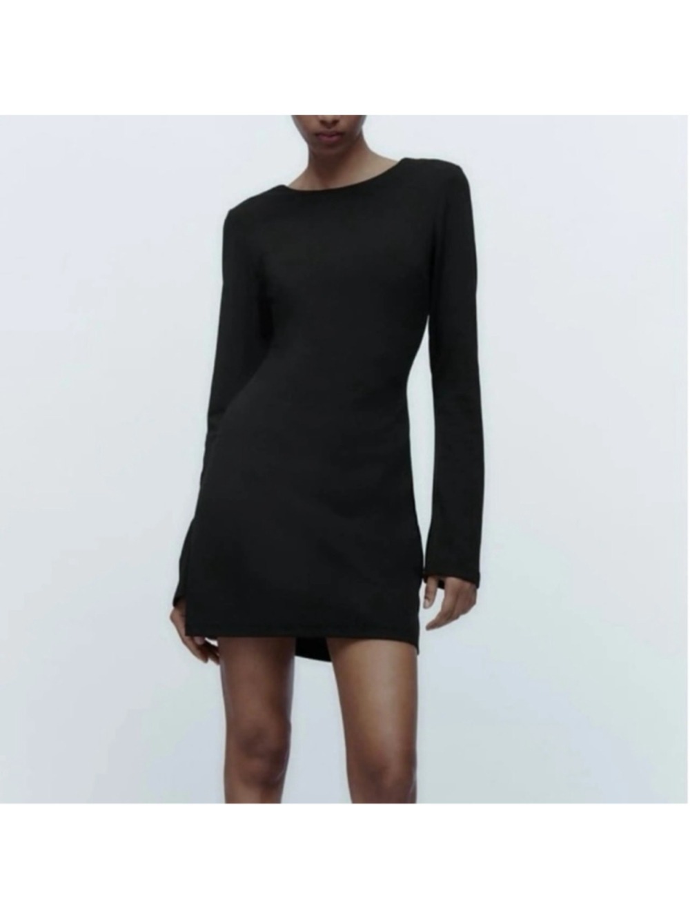 mini sweater dress zara Foldover Zara Knit Sweater Off White